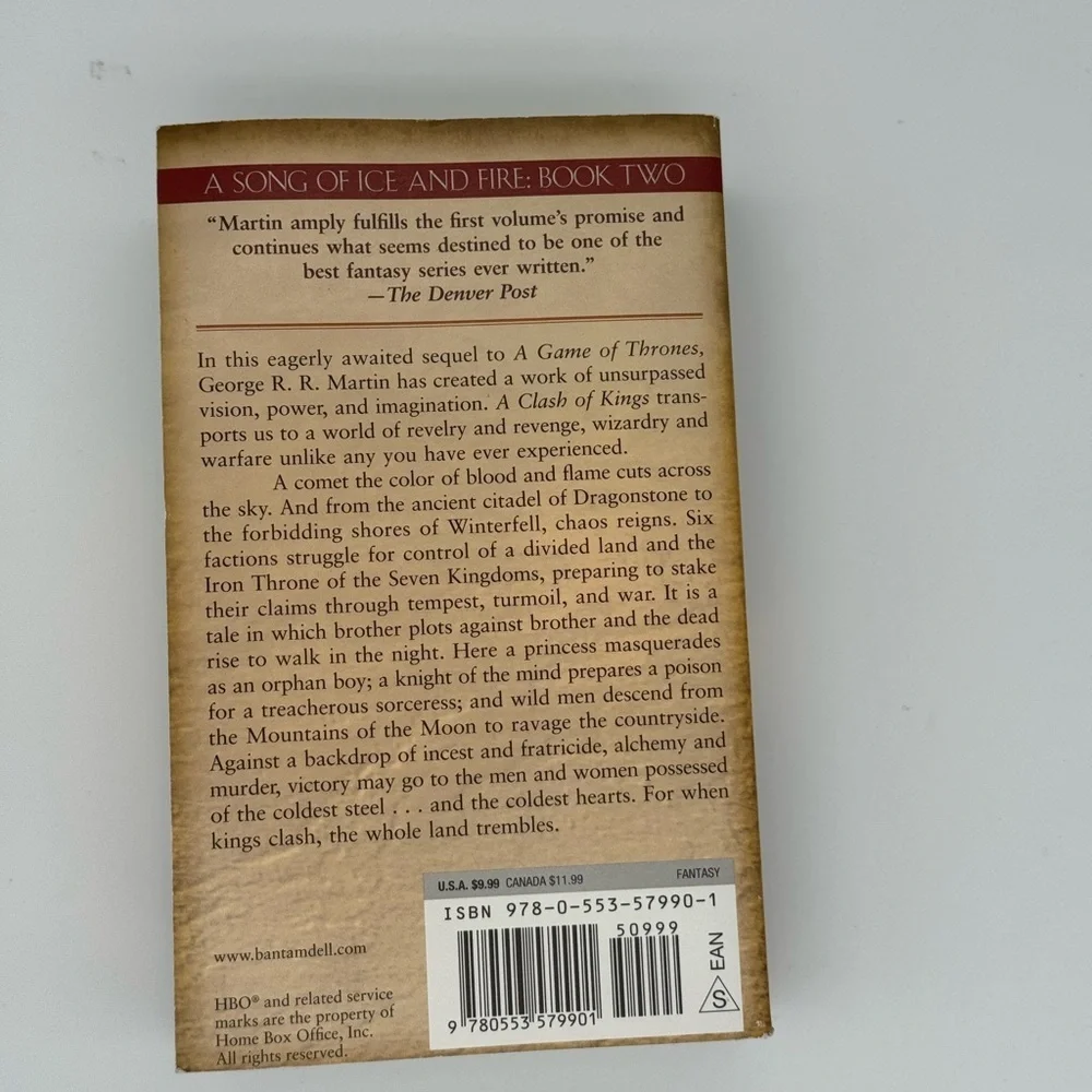 A Clash of Kings by George R.R. Martin - Paperback - Picture 3 of 3